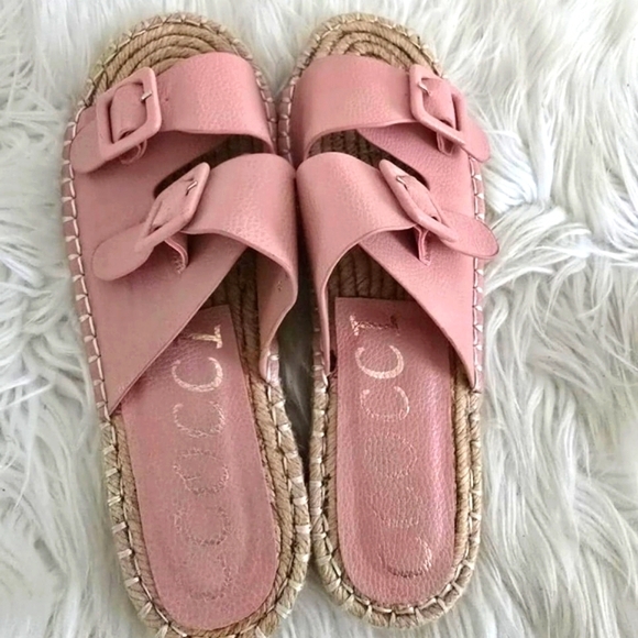 CCOCCI Double Buckle Pink Sandals Size 9🌴 - Picture 2 of 7